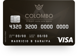 Cartão de Loja Colombo Cartões de Lojas