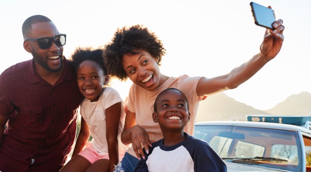 A viagem tão esperada Viaje com a família